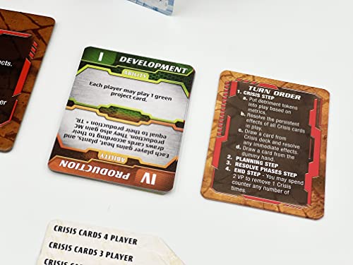 Terraforming Mars Ares Expedition: Crisis juego de mesa miniatura 6