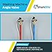 SharkBite 1/2 Inch x 3/4 Inch MHT Washing Machine Angle Valve, Push To Connect Brass Plumbing Fitting, PEX Pipe, Copper, CPVC, PE-RT, HDPE, 25560LF