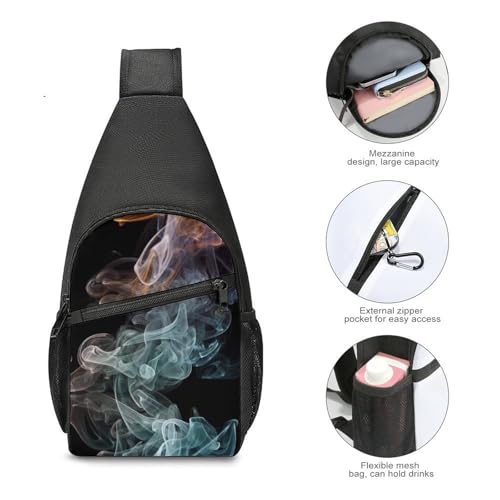Bolso de cuerda psicodélico para senderismo y uso diario miniatura 5