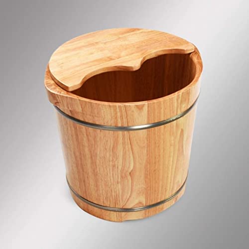 Spa de pies de madera para uso doméstico con tapa miniatura 6