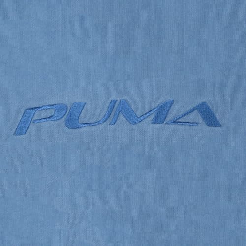 PUMA Mens Tonal Graphic Logo Pull Over Hoodie Casual Outerwear Casual Breathable - Blue - Size XS3