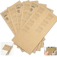 FloraVigo 45 Stück Kalenderaufkleber Selbstklebende Indexetiketten, geeignet für Planer, Tagebücher, Bullet Journals, Tagesplanung und Zeitmanagement.