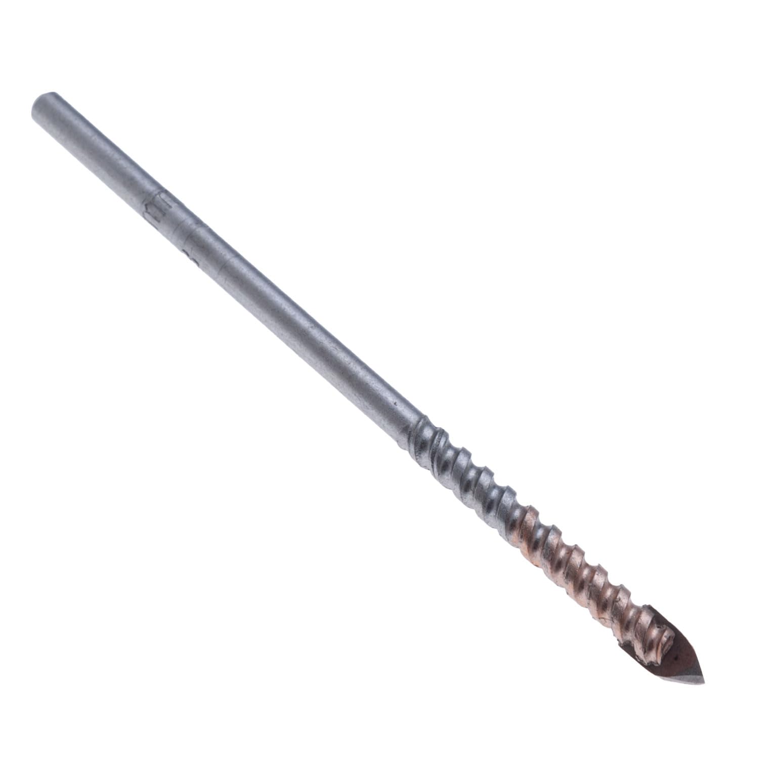 Keple 8mm Tile Drill Bit, Carbide Tip, Cylindrical Shank, for Porcelain Ceramic, Glass, 100mm Length, 8x100