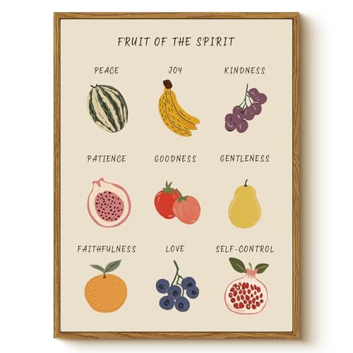 Framed Fruit of the Spirit Wall Art