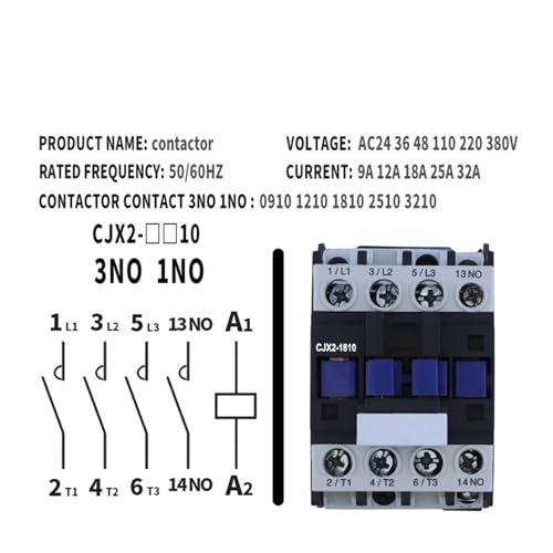 Contacteur CA CJX2-1810 pour piloter pompe et systeme triphase - 4
