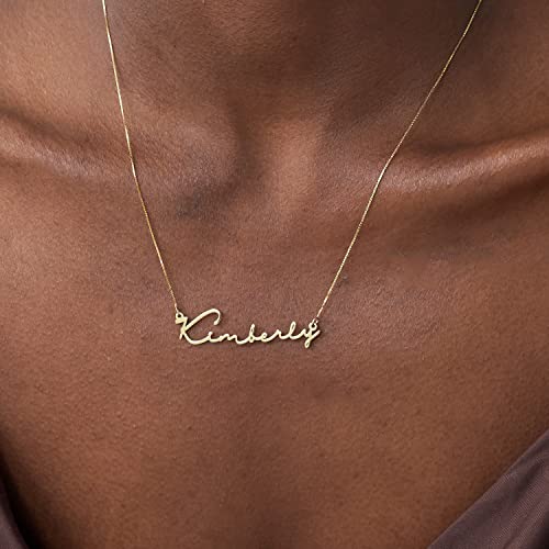 MYKA-Personalized-Signature-Handwritten-Style-Name-Necklace-Custom-Precious-MetalsSilver-925-Gold-Nameplate-Jewelry-Any-Name-Gift-for-WomanMothers-Day-Birthday-Anniversary