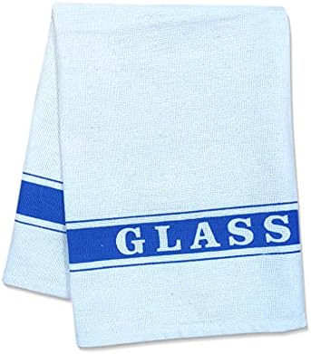 A & B TRADERS Cotton Rich Printed Glass Cloths | Alternative To Tea Towels | Pack of 10