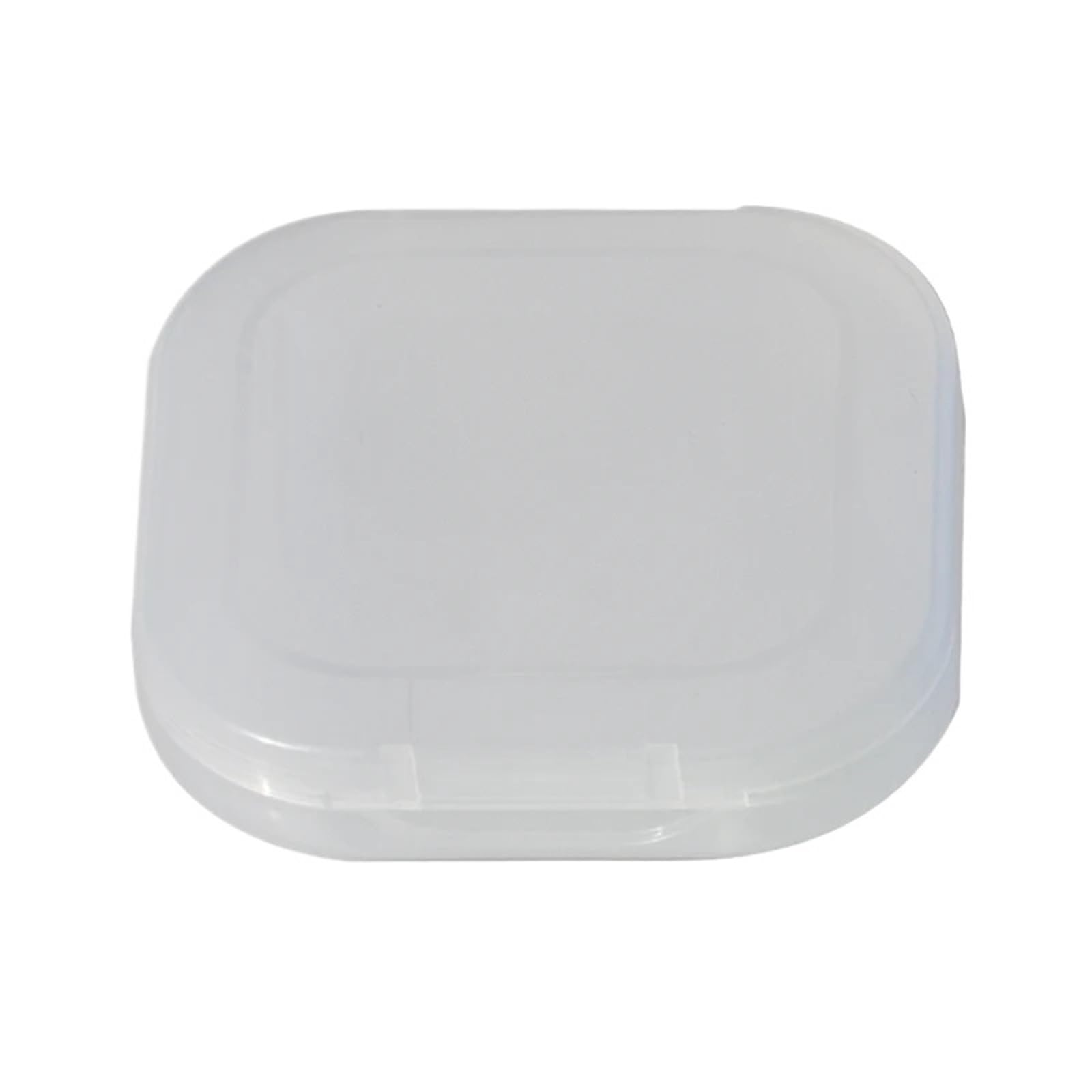 Porta Apparecchio Denti 50 pezzi di scatola for protesi dentali, contenitore for paradenti, trasparente for denti, finti(50pcs White)