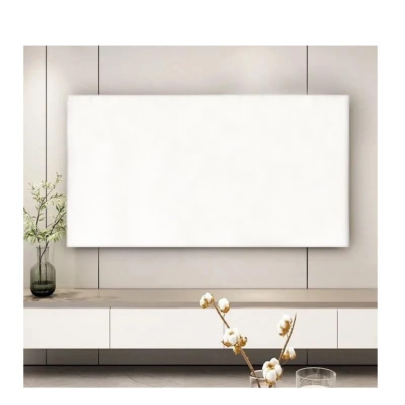 DUANSIYU Outdoor Fernseher Moderne, einfache TV-Abdeckungen, All-Inclusive-Staubschutz, Schutz for den Haushalt, 32-85 Zoll Tv Abdeckung Outdoor(White,70inch)