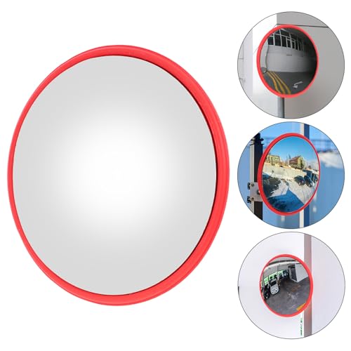Miroir convexe de sécurité extérieur 30 cm de garage et de parking - 4