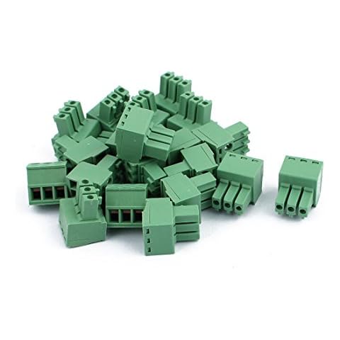sourcingmap 20Pcs 3-Pin PCB Terminal Block Connector Cover
