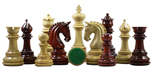 Staunton Castle Alexandria Series Premium Chess Pieces 4.5"
