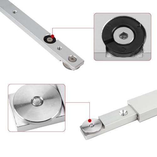 Image of Serplex 3 /4 Inch x 300mm Aluminum Miter Bar, Silver T-Slot Guide Rail