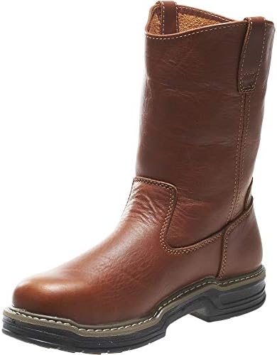 Wolverine mens Raiders Steel-Toe Weelington Brown 14 M US | Image 5