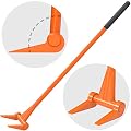Insaga 110 Degree Pallet Buster, 48'' All-Steel Handle Deck Board Removal Tool, Durable Pallet Breaker, Multifunctional Pallet Pry Bar for Efficient Board Removal and Lift Heavy Objects