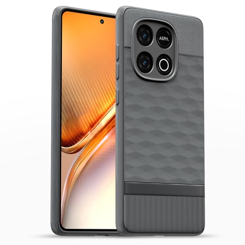 Image of Outlouders Back Cover for iQOO Neo 10 5G / Vivo Y300 GT 5G | Full Camera Protection | TPU Soft Flexible Shockproof Bumper Case (Grey)