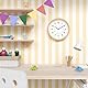 Cander Berlin MNU 11230 Wanduhr Kinder Holz 30,5 cm Lernen Lernzifferblatt Holzuhr lautlos geräuschlos leise Massivholz Holzrahmen Kinderzimmer ohne Tickgeräusche Junge Mädchen