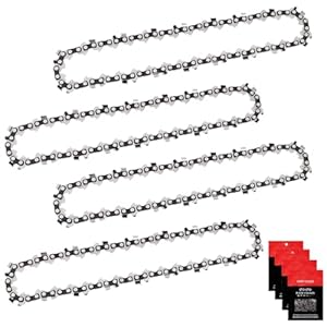 Eyoloty 4 Stück Sägekette 30cm