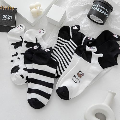 Initlove Ankle Socks for Womens 5 Pairs Casual Low Cut Socks4