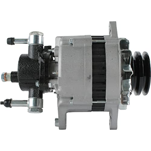 Alternator Compatible With/Replacement For Gmc, Isuzu Medium & Heavy Duty Truck 3.9L 4Bd1/4Bd2 With Vacuum Pump Included 12 Volts, 70 Amps ‎291276-000-0, 897023-733-1, 94052404, Lr170-418, Lr170-418B #TOP1
