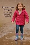 A2Z 4 Kids Girls Glitter Rainbow Gradient Wellington Boots Heart Handle - Wellies 1415 Gradient 13 UK Child - Image 5
