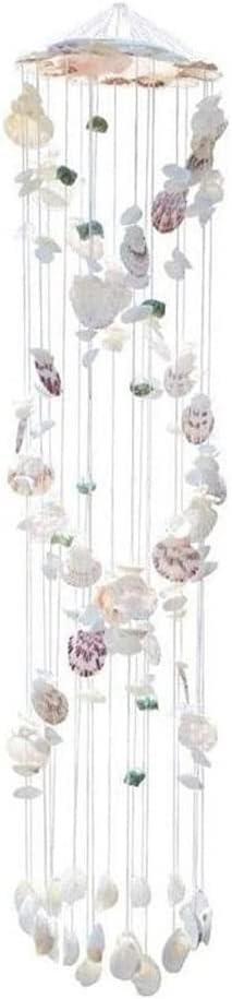 Wind Chimes for Garden Decoration, for Outdoor Areas, Mediterranean Interior, with Natural Shell, Gift for Girls and Bedroom (Color : A, Size (A