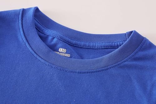 Image of Cadidi Dinos Boys Girls Long Sleeve Shirts Cotton Casual Crewneck Printed Kids T-Shirts