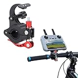 iEago RC Mini 4 Pro Bike Mount for DJI RC 2, Bicycle Handlebar Bracket Aluminum Alloy Controller Bike Holder Adjustable Bike Clamp Adapter for DJI Mini 4 Pro/Air 3 Accessories