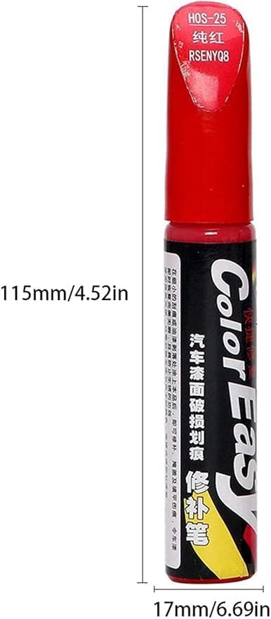 Image of Car Scratch Remover Touch Up Paint Pen Automotive Car Paint Pen 2 In 1 Car Paint Scratch Repair for Deep Scratches Special-Purpose Car Paint (REDD-@)