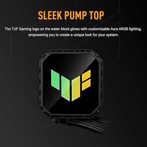 Image of ASUS TUF Gaming LC III 360 ARGB AIO Cooler with pre-Installed & Integrated Triple Fans Designed for high Airflow and Static Pressure; efficient Pump to Ensure CPU maintains Optimal temperatures