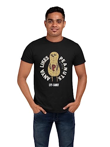 Spy X Family - Anya Forger Loves Peanuts Men's T-Shirt Multicolor