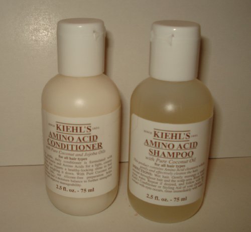 Kiehls Amino Acid Conditioner & Shampoo 2.5 Oz Duo Travel