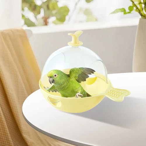 Baño para loros que evita el estrés de cacatúas e inseparables 8