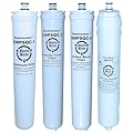 KleenWater Replacement for Water Factory SQC4 and 3M 3MRO401 Water Filters and Module, Made in USA, Set of 4