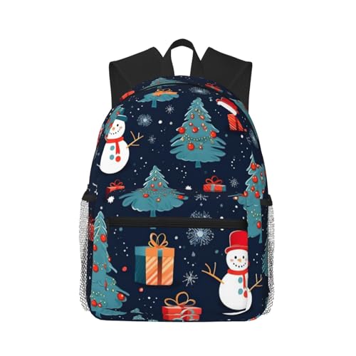 Sac à dos imprimé bonhomme de neige WURTON pour vos voyages et le travail