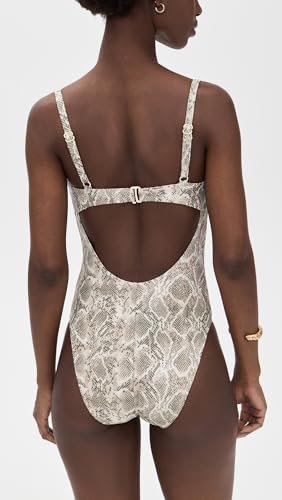 Square Neck Swimsuit in SSP Print001 by good american3