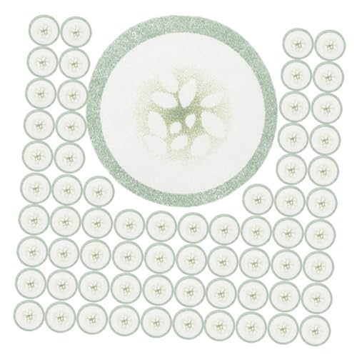 Veemoon Almohadillas Ojos De Pepino 200 Unidades Tamaño Estándar Tela No Tejida Antihinchazón Cuidado Facial Para Mujer Uso Doméstico