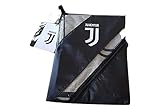  Juventus Sporthandtuch Schwarz + Beauty Zip 50 x 100 cm Offizielle Baumwolle Juve