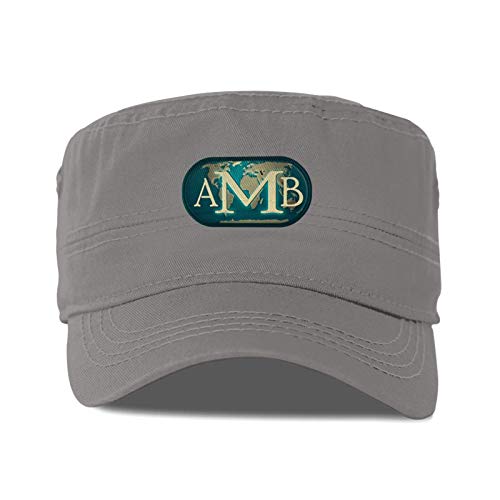 Academy A of Massage and Bodywork Logo Adult Flat Caps Mens and Womens Dad Hats Baseball Black Cap Easily Adjustable Suitable for Sports, Outdoor, Daily, Unisex Adult Flat Cap.