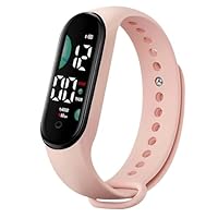 Fitness Tracker Watch with Heart Rate and Sleep Monitor Life Waterproof Activity Watch with Step Counter Calorie Pedometer Smart Notifications for Women Men Kids Compatible with Android iOS(Pink)