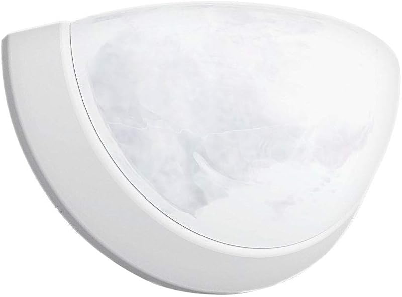 EIN-WL51WH-1020cec, Indoor Half Moon Sconce, 9W, 810lm, 2700K, 90+ CRI, Dimmable, E-Star, CEC (CA Compliant), JA8, Damp Rated, Lamp Included, White Housing, 10YR WTY