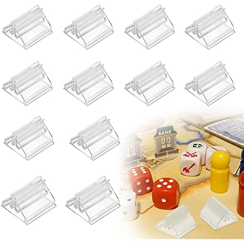 24 Stück Spielkartenständer, transparente Kartenhalter Cover