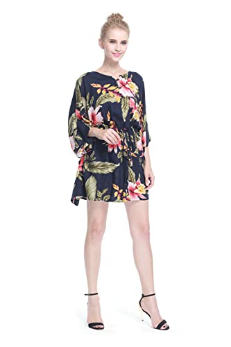 Image of Family Matching Hawaiian Clothes, Black Rafelsia