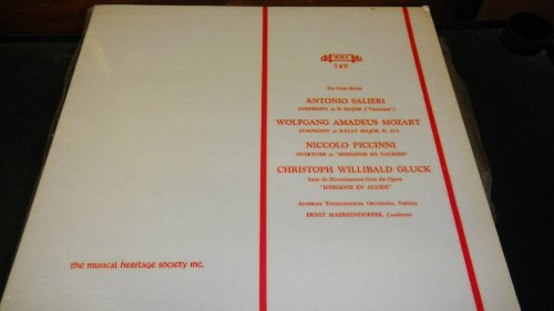 Musical Heritage Society: Symphony in D Major, Symphony in B Falt Major, Overture to Iphigenie en Tauride, Suite Iphigenie En Aulide