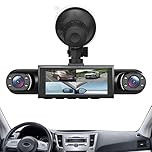 Dashboard Camera - 4 Channel Battery Powered Dash Cam | 1080P Left Right Recorder with 32G Card Reversing Image for Racing Truck Taxi RV Blind Spot Vehicle Backup
