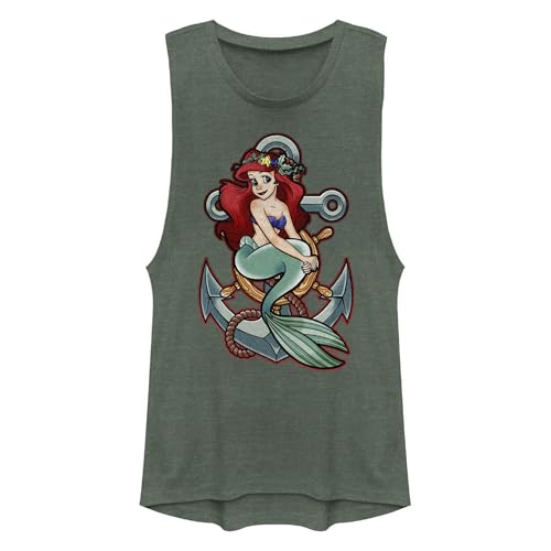 T-Shirt Homme Disney Princess Anchor Festival en Coton Blanc