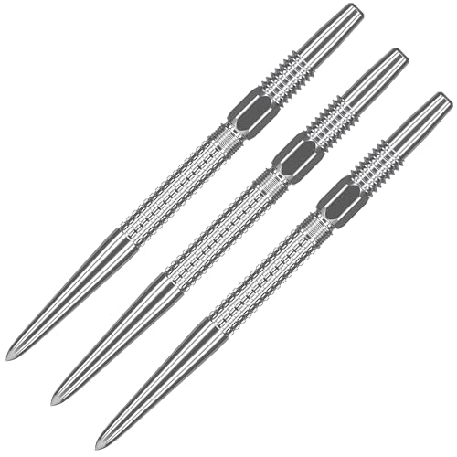 Target Darts Swiss Point Grid Plata 26mm Puntas de dardo