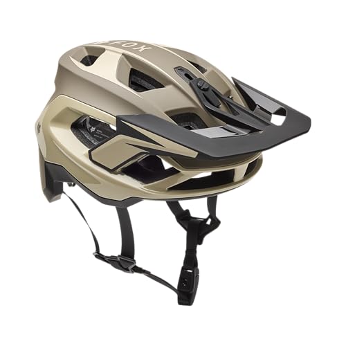 Fox Racing Speedframe Pro Defy CE – Mountainbike Helm – MIPS Schutzsystem – BOA Anpassungssystem – verstellbare Passform – abnehmbares Visier – herausnehmbares Innenfutter – Cream, Größe: S