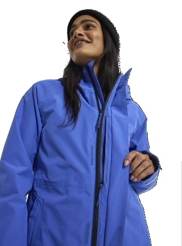Burton Jaqueta de chuva feminina padrão Veridry 2L, azul Amparo/azul Amparo, médio