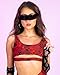 Crimson Underboob Crop Top for Women Stylish Trendy Casual and Gym Wear.